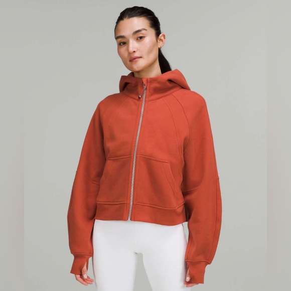 Lululemon Oversized Full Zip Hoodie M/L in Red Rock No flaws! - Picture 1 of 4